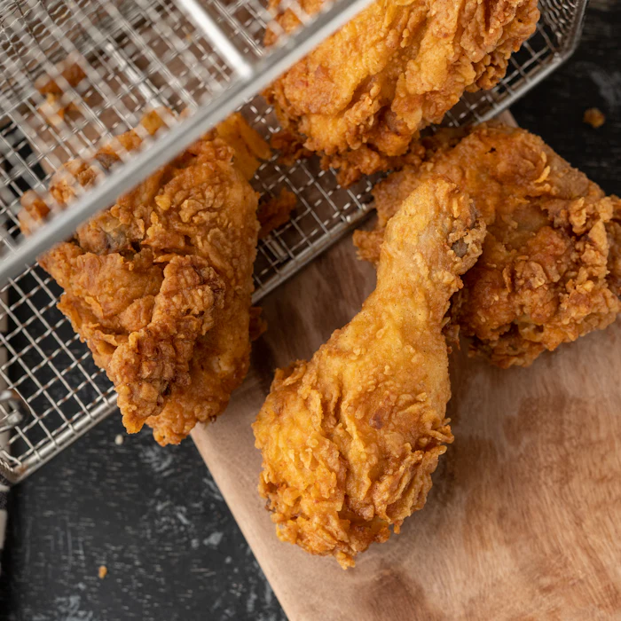 Crispy fried chicken